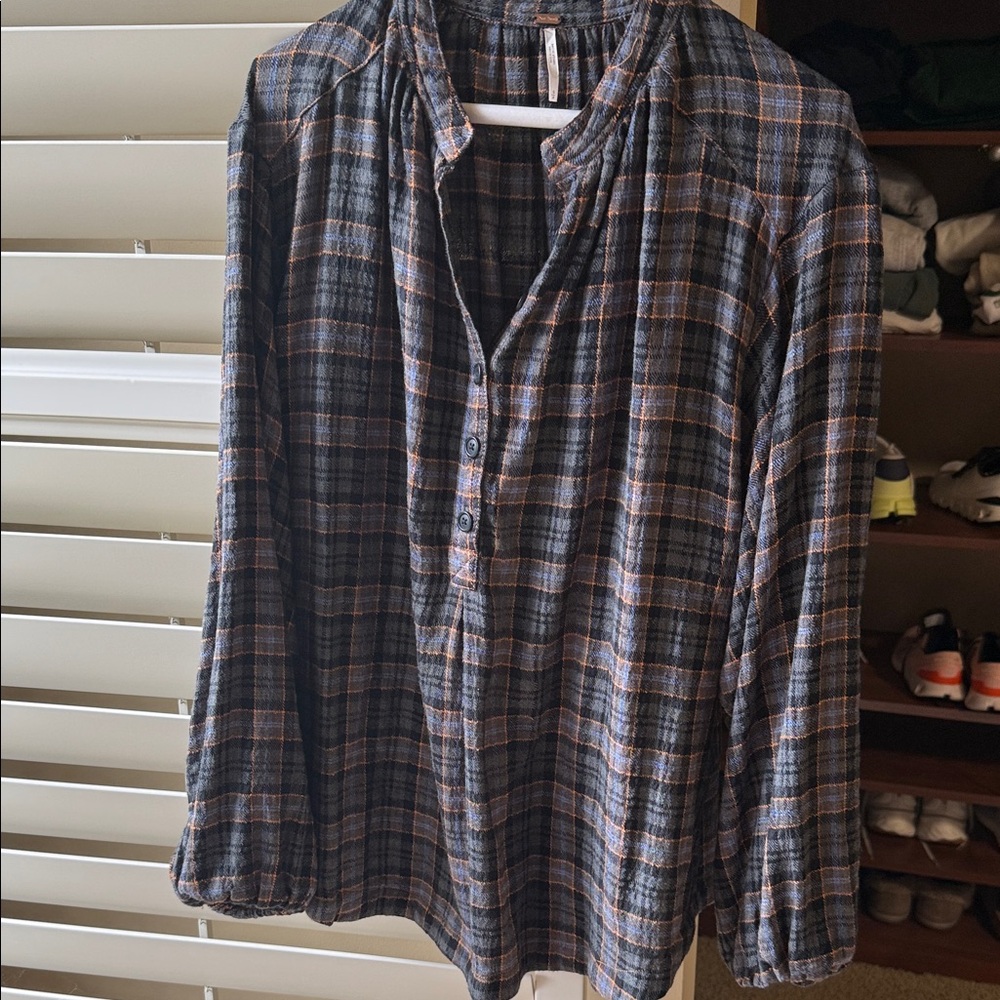 FREE PEOPLE flannel shirt